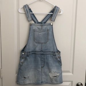 Forever21 Distressed Demin Skirtall